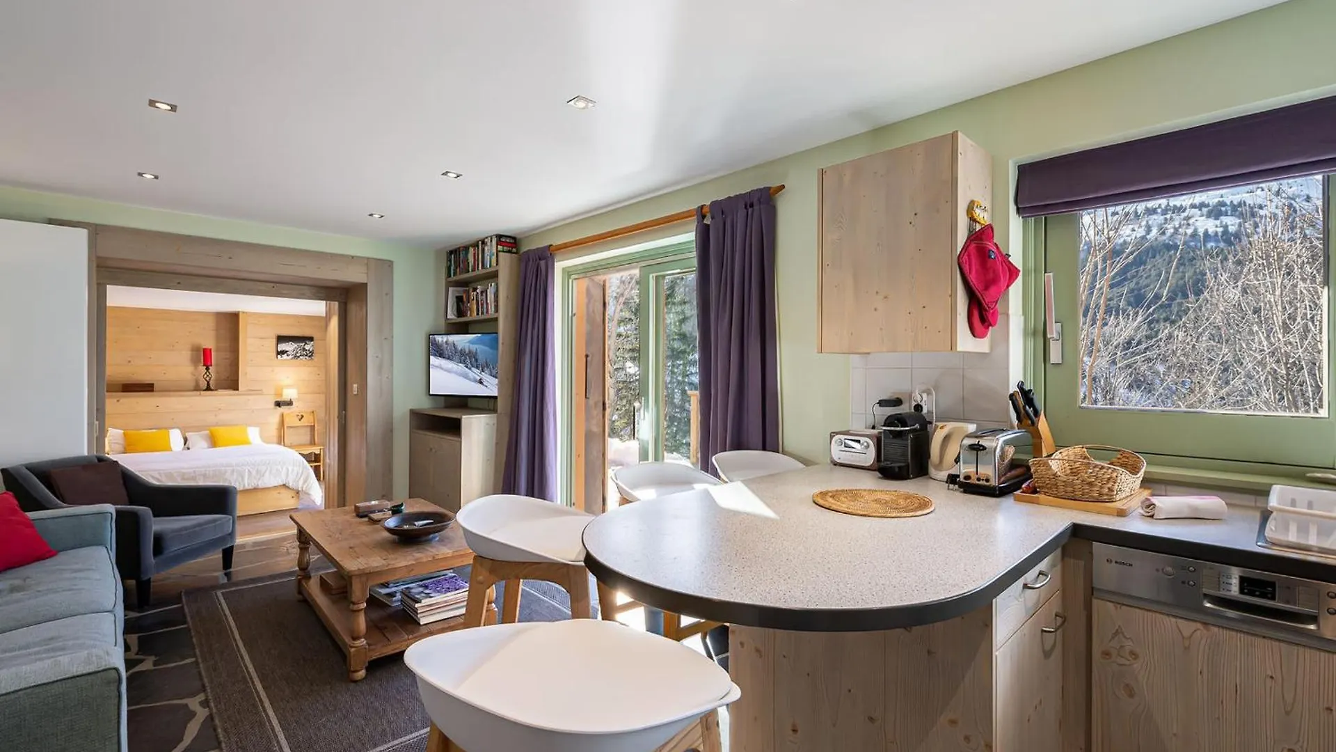 公寓 Appartement Au Calme Avec Terrasse, Hammam, Proche Pistes Et Centre De Meribel, Parking Inclus - Fr-1-565-37 Les Allues
